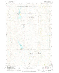 preview thumbnail of historical topo map of Miner County, SD in 1973