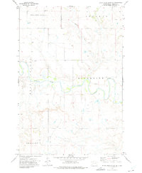 preview thumbnail of historical topo map of Corson County, SD in 1972