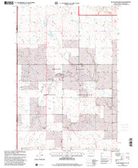 Download a high-resolution, GPS-compatible USGS topo map for Black Horse Butte, SD (2001 edition)