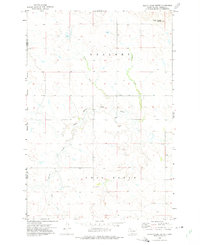 Download a high-resolution, GPS-compatible USGS topo map for Black Horse Butte, SD (1975 edition)