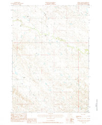 Download a high-resolution, GPS-compatible USGS topo map for Bowen Ranch, SD (1984 edition)