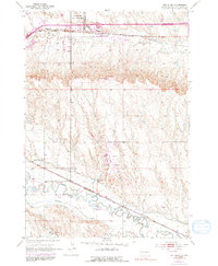 preview thumbnail of historical topo map of Box Elder, SD in 1953
