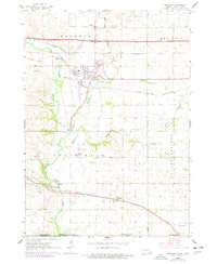 1962 Map of Anderson, SD, 1977 Print