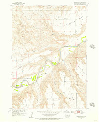 Download a high-resolution, GPS-compatible USGS topo map for Brennan Flat, SD (1956 edition)