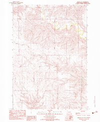 Download a high-resolution, GPS-compatible USGS topo map for Bridger NE, SD (1983 edition)