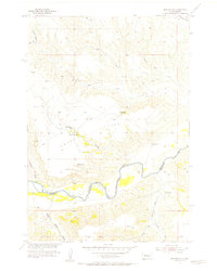preview thumbnail of historical topo map of Ziebach County, SD in 1955