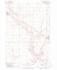 Download a high-resolution, GPS-compatible USGS topo map for Bridgewater West, SD (1978 edition)