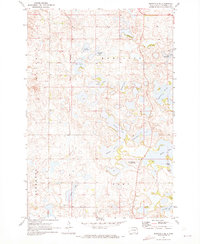 preview thumbnail of historical topo map of Marshall County, SD in 1970