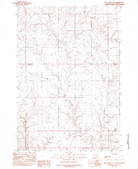 Download a high-resolution, GPS-compatible USGS topo map for Bull Creek 2 NE, SD (1983 edition)