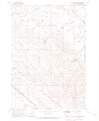 Download a high-resolution, GPS-compatible USGS topo map for Bull Creek Butte, SD (1967 edition)