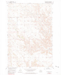 Download a high-resolution, GPS-compatible USGS topo map for Bullhead SW, SD (1981 edition)