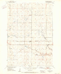 Download a high-resolution, GPS-compatible USGS topo map for Burkmere, SD (1952 edition)