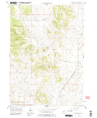 Download a high-resolution, GPS-compatible USGS topo map for Butcher Hill, SD (1986 edition)
