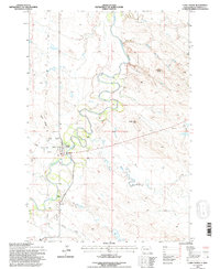 Download a high-resolution, GPS-compatible USGS topo map for Camp Crook, SD (1996 edition)