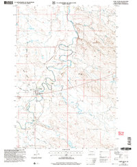 2005 Map of Camp Crook, SD, 2007 Print