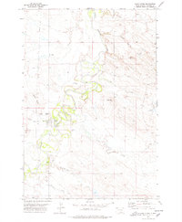 preview thumbnail of historical topo map of Camp Crook, SD in 1977