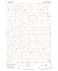 preview thumbnail of historical topo map of Miner County, SD in 1973