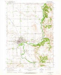 preview thumbnail of historical topo map of Canton, SD in 1962