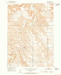 1951 Map of Capa SE, 1953 Print
