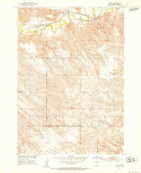1951 Map of Capa, 1953 Print