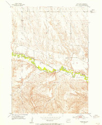 Download a high-resolution, GPS-compatible USGS topo map for Caputa NE, SD (1955 edition)