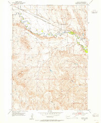 Download a high-resolution, GPS-compatible USGS topo map for Caputa, SD (1955 edition)