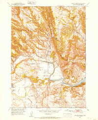 Download a high-resolution, GPS-compatible USGS topo map for Cascade Springs, SD (1952 edition)