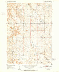 1951 Map of Cedar Butte NE, 1953 Print
