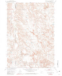 1951 Map of Cedar Butte NW, 1981 Print