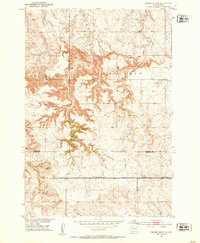 Download a high-resolution, GPS-compatible USGS topo map for Cedar Canyon, SD (1953 edition)
