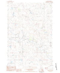 Download a high-resolution, GPS-compatible USGS topo map for Chance, SD (1984 edition)
