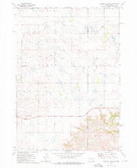preview thumbnail of historical topo map of Hughes County, SD in 1973