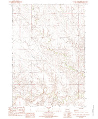 Download a high-resolution, GPS-compatible USGS topo map for Chasing Hawk Draw, SD (1983 edition)