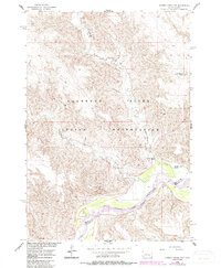 Download a high-resolution, GPS-compatible USGS topo map for Cherry Creek NW, SD (1987 edition)