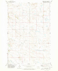 preview thumbnail of historical topo map of Harding County, SD in 1978