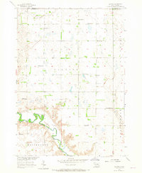 preview thumbnail of historical topo map of Hutchinson County, SD in 1957