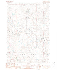 Download a high-resolution, GPS-compatible USGS topo map for Coal Springs SE, SD (1984 edition)