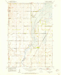 Download a high-resolution, GPS-compatible USGS topo map for Columbia NE, SD (1954 edition)