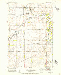 preview thumbnail of historical topo map of Columbia, SD in 1952