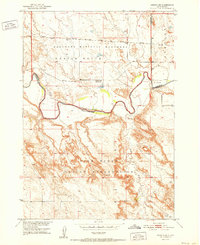 Download a high-resolution, GPS-compatible USGS topo map for Conata NE, SD (1952 edition)