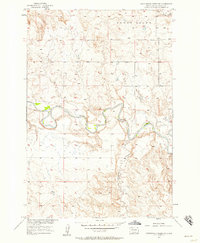 Download a high-resolution, GPS-compatible USGS topo map for Cottonwood Creek NE, SD (1957 edition)