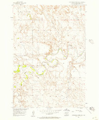 Download a high-resolution, GPS-compatible USGS topo map for Cottonwood Creek NW, SD (1957 edition)