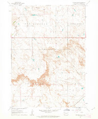 Download a high-resolution, GPS-compatible USGS topo map for Cottonwood SE, SD (1963 edition)