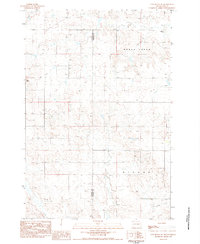 Download a high-resolution, GPS-compatible USGS topo map for Cow Butte SW, SD (1984 edition)