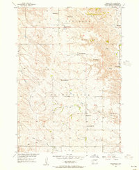 preview thumbnail of historical topo map of Pennington County, SD in 1955
