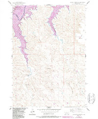 Download a high-resolution, GPS-compatible USGS topo map for Crockett Mountains, SD (1987 edition)