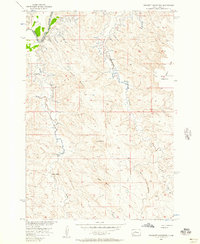 Download a high-resolution, GPS-compatible USGS topo map for Crockett Mountains, SD (1957 edition)