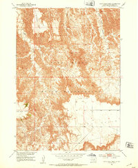 Download a high-resolution, GPS-compatible USGS topo map for Cuny Table West, SD (1953 edition)