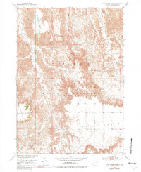 Download a high-resolution, GPS-compatible USGS topo map for Cuny Table West, SD (1981 edition)