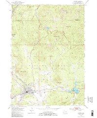 Download a high-resolution, GPS-compatible USGS topo map for Custer, SD (1966 edition)